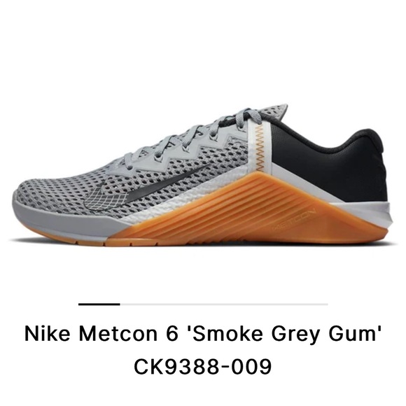Nike Other - 👟 Nike Metcon 6 'Smoke Grey Gum' CK9388-009 👟